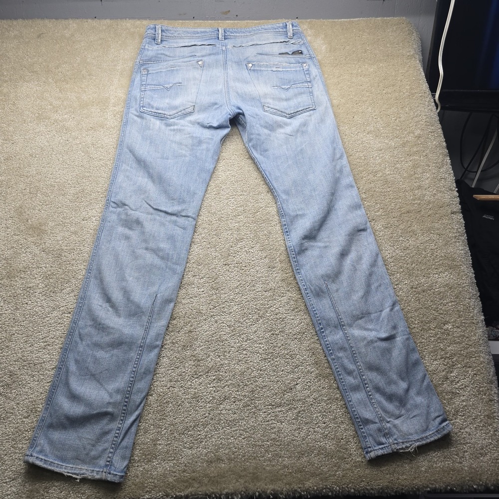 Vintage Mens Diesel DARRON 0826A Slim Tapered Blue Jeans W34 L34 - Picture 15 of 16
